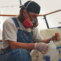 Lance in respirator