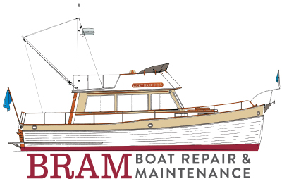BRAM boat repair and maintenance logo